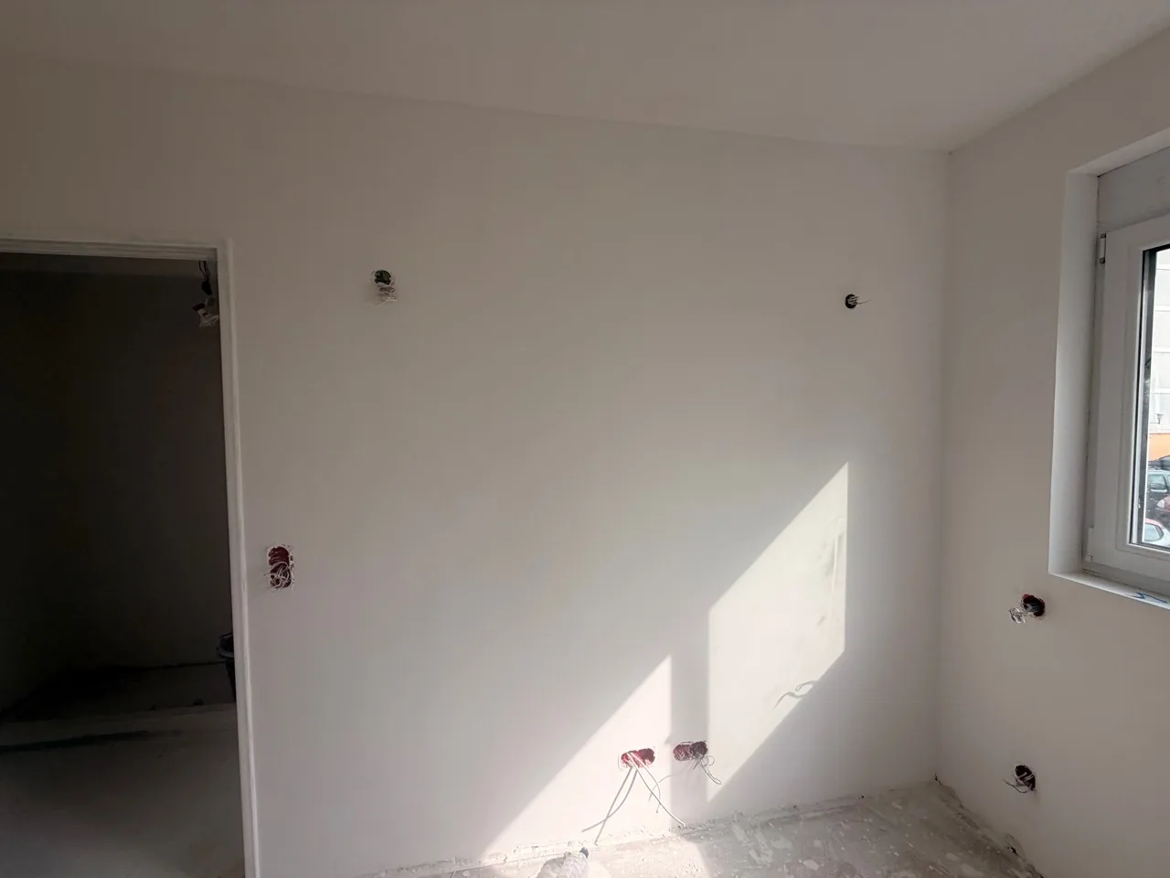Installation électrique dans une pièce rénovée